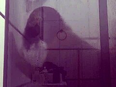 stepmom gets wild in bathroom sex with big ass ebony milf riding big cock in doggystyle