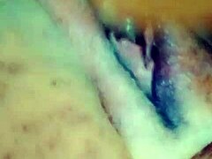 Do you see how I make love to my self with squirting on pussy?