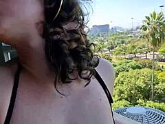 Whoa, check out this huge cum load exploding in her mouth with an amazing view!