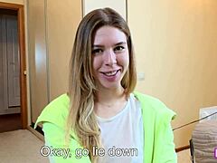 Horny Neighbor Sucks Huge Cock with Deepthroat Leading to Oral Pulsating Cum in Mouth