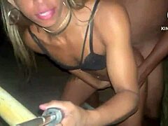 esposa gives it to cuckold husband in public street then offers tight ass at home for passionate sex