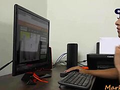 Brunette Accepts Massage And Rides Big Cock In Anal Assfucking Orgasm