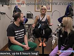 hey, ever wondered about dr tampa taking channy crossfire in that wild hospital nurse scene with shaved pussy and toys?