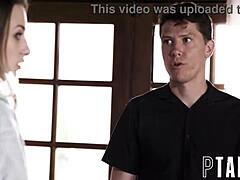 his 100th foster sees petite kyler quinn getting punished by rion king in taboo blowjob