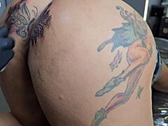 Curly Milf Takes Huge Black Monster Cock In Interracial Creampie Action For Her Big Pussy And Tits.