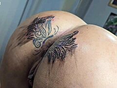 Curly Milf Takes Huge Black Monster Cock In Interracial Creampie Action For Her Big Pussy And Tits.