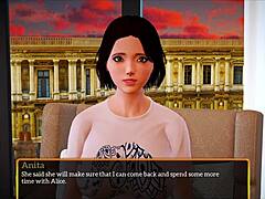 Redhead teen explores relationships in the game my new family episode 425