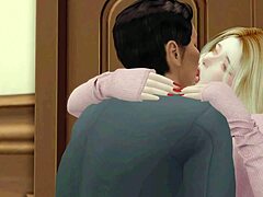 Boss's Subtle Affair with Housewife in Romantic Office Erotic Sims 4 Story Series