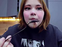 furiyssh enjoyed a casual mugbang session as the pretty chubby alternative amateur