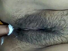 oh man, my sexy girlfriend is loving this first-time anal in the bedroom