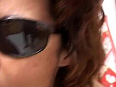 Italian milf and son share loud moaning in amateur cunilingus. Natural tits and pussy licking lead to ejaculation.