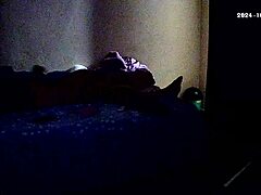 Hidden camera catches my girlfriend with the neighbor in part 2 of their curvy homemade affair.