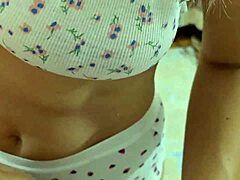 Natural Body Of Stepsister Gets My Dick Hard With Tight Pussy Farts During Penetration