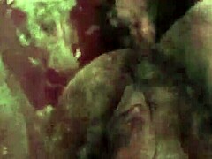 Vintage Taboo Scene Shows Hairy Pussy And Bent Over Doggystyle In Outdoor Antique Setting