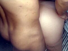 I can't believe my naughty Colombian madrastra got stuck under the mattress. Her petite shaved pussy got fucked hard by her pervertido hijastro without condom.