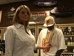 jon jon gives his big black cock to sexy kayla quinn in passionate interracial milf blowjob