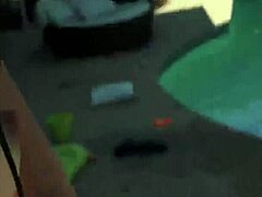 I turned our summer pool party into a wild self bondage group event