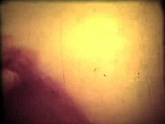 Vintage DARK LANTERN London INTERRACIAL TABOO with huge black cock in hairy pussy!