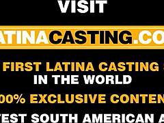 Tiny latina teen with ripped panties takes deep anal pounding!