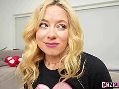 Stepdaughter Cums To Aid Stepdad