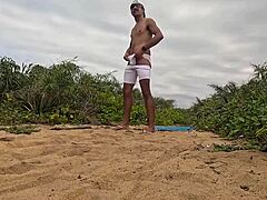 Subtle African Vibes Hint at Beach Handjob and Cumshot in Suggestive Outdoor Setting with Intriguing Twists