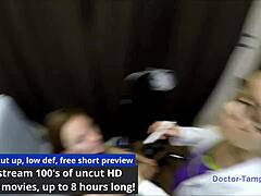 Dr Tampa Conducts Student Intern's First Clinical Exam On Donna Leigh