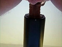 oh man, getting milked with that remote sextoy from pov down under... huge cumshot solo action homemade style