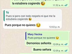 Doña mary bent over in doggystyle gets very horny so i fuck her while husband is away