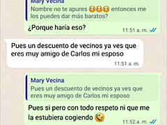 Doña mary bent over in doggystyle gets very horny so i fuck her while husband is away