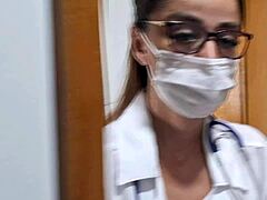 Leaked Video Shows Skinny Nurse Fucking In Hospital Bathroom With Heels On