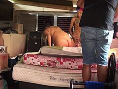 Wanna peek behind the scenes with that cuckold filming? 📹