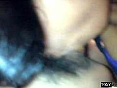 Girlfriend wouldn't stop begging for homemade anal riding and blowjob in cowgirl position