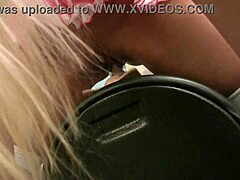 Barbie sinclair as mature milf rides sybian sex toy machine. She fucks her petite pussy solo in stockings.