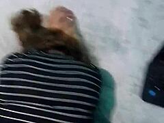 Pov Doggystyle Action With Emo Latina Milf Bent Over On Big Bed During Webcam Session