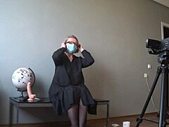 I love how I record my videos with anal and vaginal penetration as a mature teacher during this anatomy lesson, pawg style.