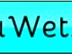 Sensual busty brunette masseuse prepares her tattooed teen client for a wet nuru massage session.