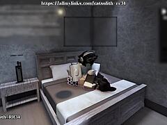 even after finishing she kept going for more in that bent over session 😈