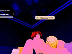 继母趁爸玩Roblox给继子吸大屌