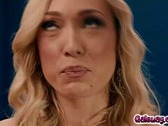 Oh wow, bride-to-be Lily Labeau joins three bridesmaids Octavia Red, Ivy Ireland, and Karina Valentina for steamy lesbian group sex with pussy licking.