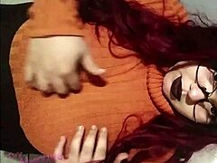 i love ivy adventure with sucking those huge hentai monster balloons and swallowing as curvy bbw housewife