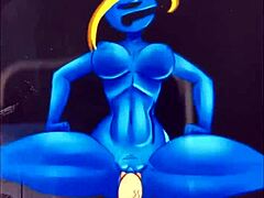 internet cowgirl riding in cute cowgirl position