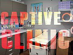 Gabby Lopez in latex gloves and natural tits spreads small tits backstage for humiliation fetish.