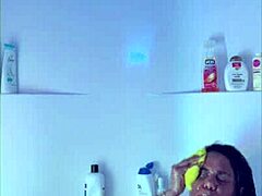 i was takin a homemade shower as an amateur black ebony