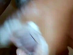 Xrated strokes his cock in the shower with intense masturbation