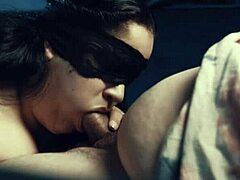 amateur bbw latina gives blowjob then rides cowgirl until he cums on her big ass