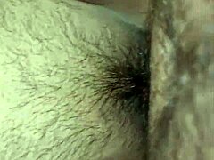 Desi Indian bhabhi tries anal sex for the first time with her husband in the bedroom.
