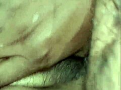 Desi Indian bhabhi tries anal sex for the first time with her husband in the bedroom.