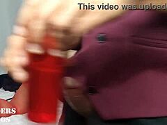 in this homemade fantasy, a guy rides the big ass prostitute hard in anal action