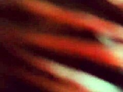 Fat bbw wife sucks cock orally right after shower with her big natural tits bouncing.