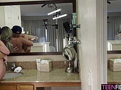 gracie gates, bend over in the family bathroom so i can fuck you doggystyle rough and hard!